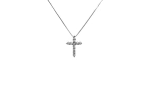 Mini Icy Cross Necklace