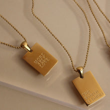 Load image into Gallery viewer, Affirmation Tag Necklace